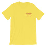 GBG embroidered Short-Sleeve Unisex T-Shirt