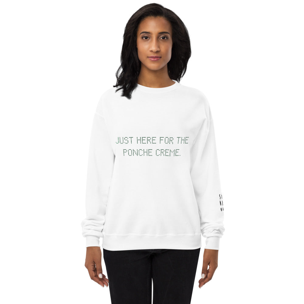 Ponche cream Unisex fleece sweatshirt